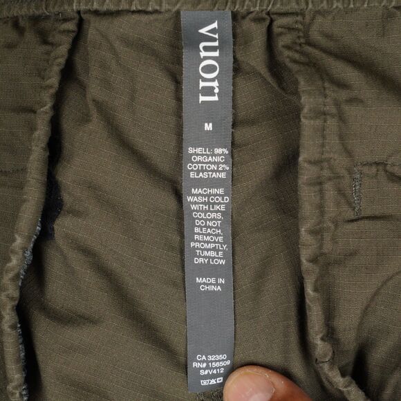 Vuori Ripstop Pant Mens Medium Dark Oregano 29" Inseam Slimmer-Fit DurraTerra - Picture 10 of 14